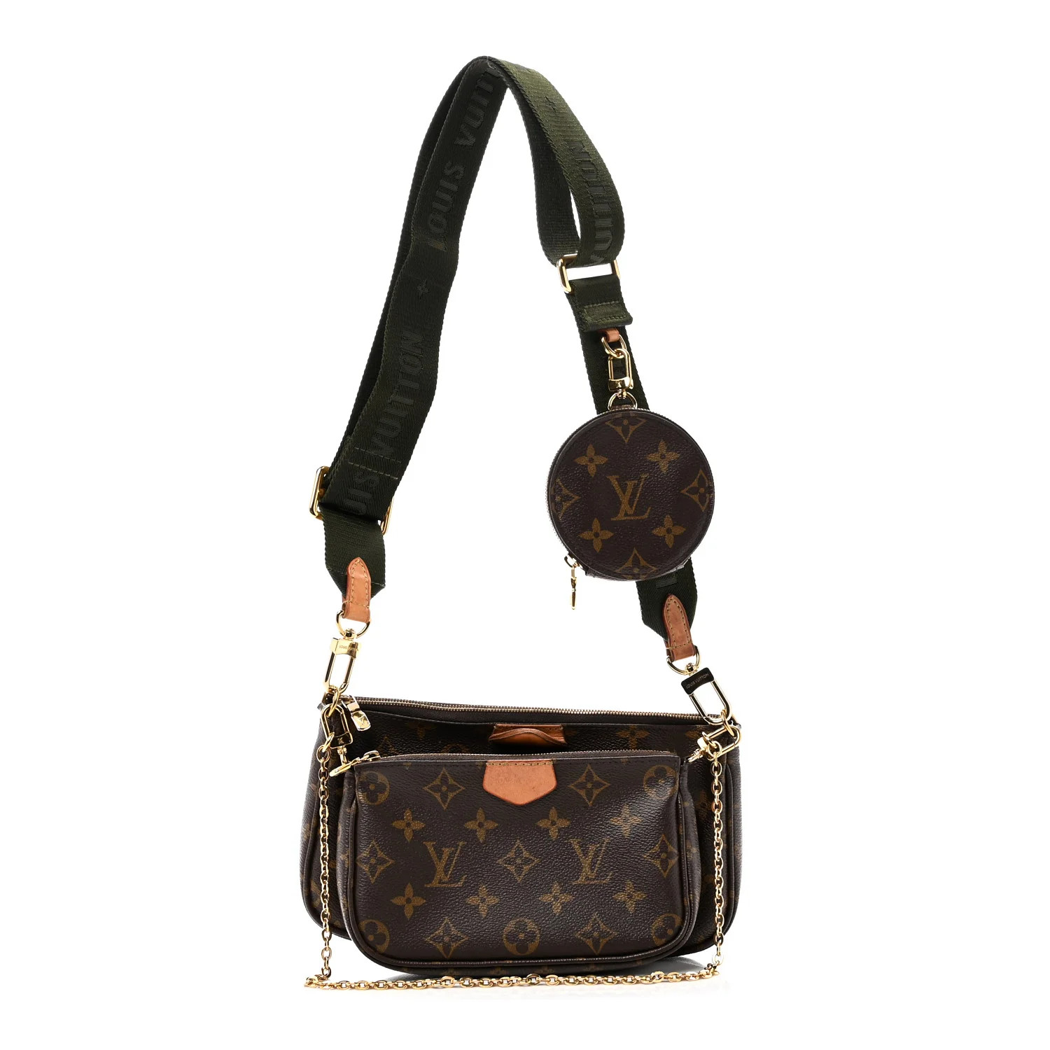 Louis Vuitton Monogram Multi Pochette Accessories Kaki 1861098 | FASHIONPHILE (US)