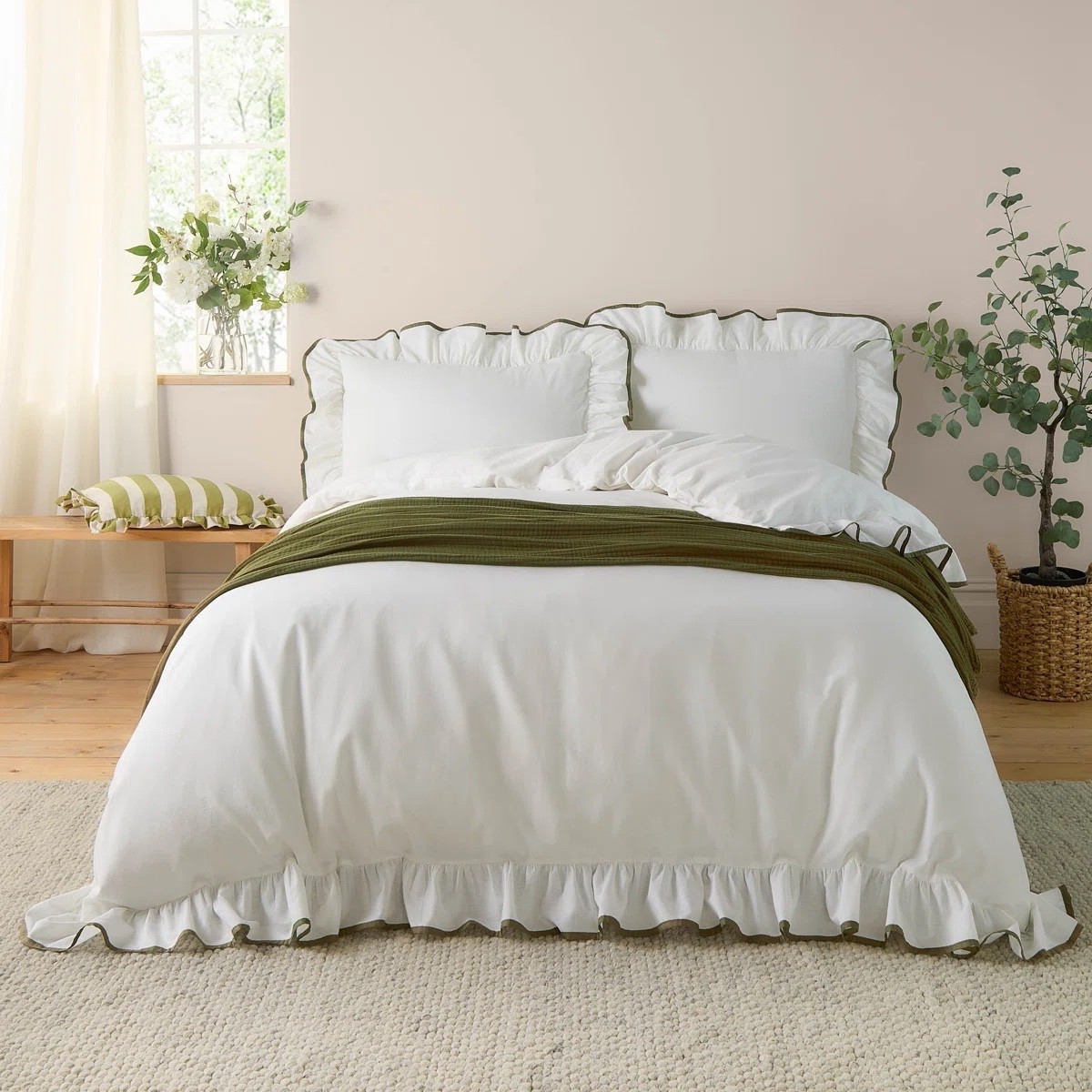 Ruffle cotton duvet set from Wayfair 

Spring refresh, interiors, bedding, homewear 

#LTKuk #LTKhome #LTKspring