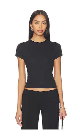 Baby Tee in Black | Revolve Clothing (Global)