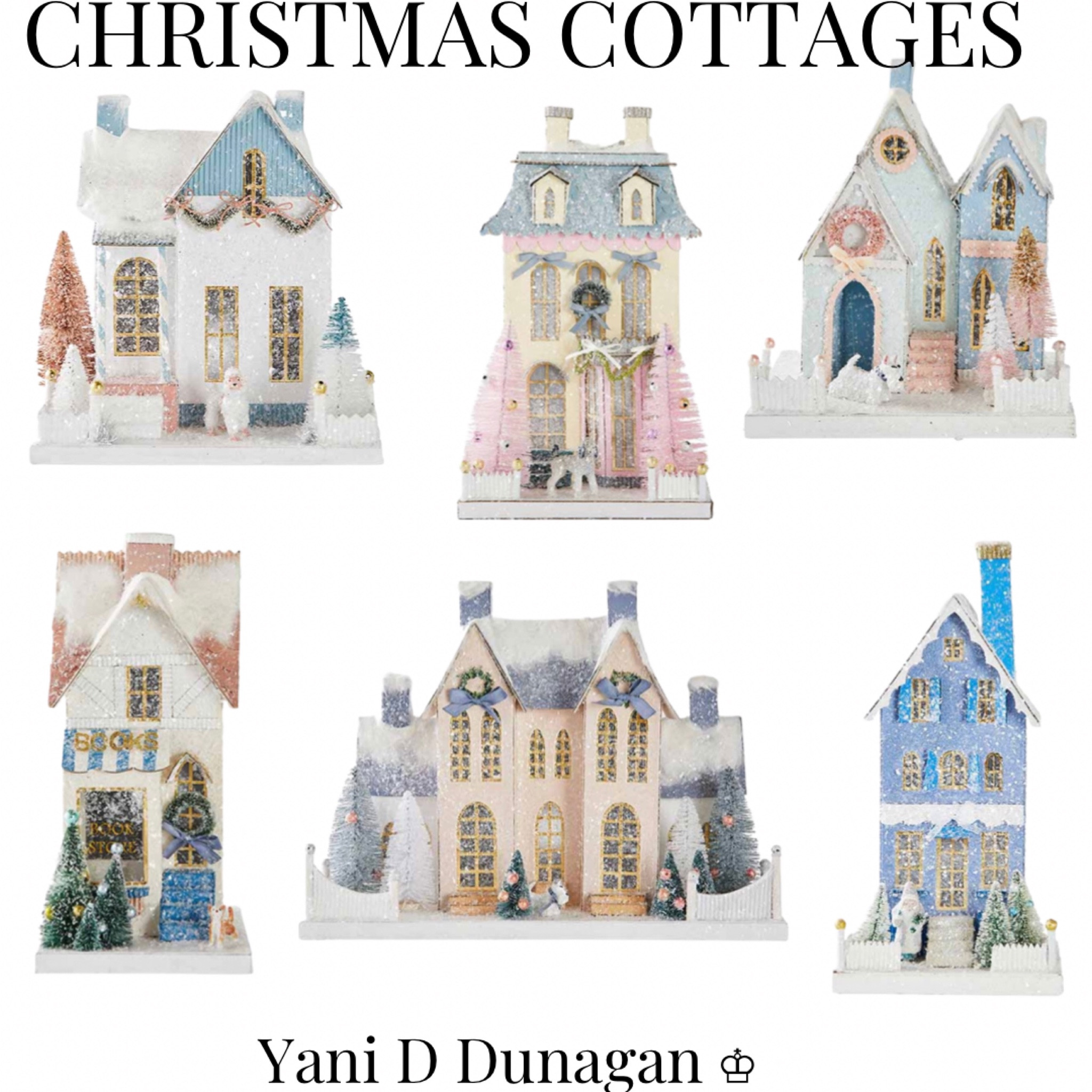 Holiday House Collection. A unique & festive touch brings holiday cheer to your home. 
Christmas Cottages, Holiday Decor


#LTKhome #LTKstyletip #LTKHoliday