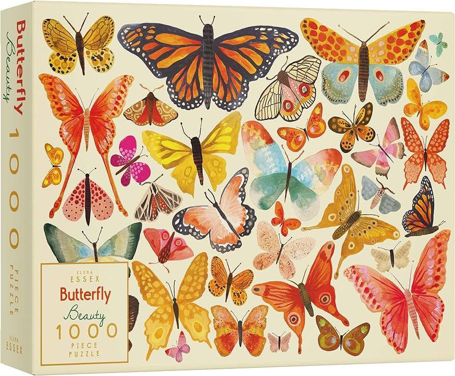 Elena Essex Puzzles - Butterfly Beauty | 1000 Piece Puzzle for Adults | Jigsaw Puzzles | Butterfl... | Amazon (US)