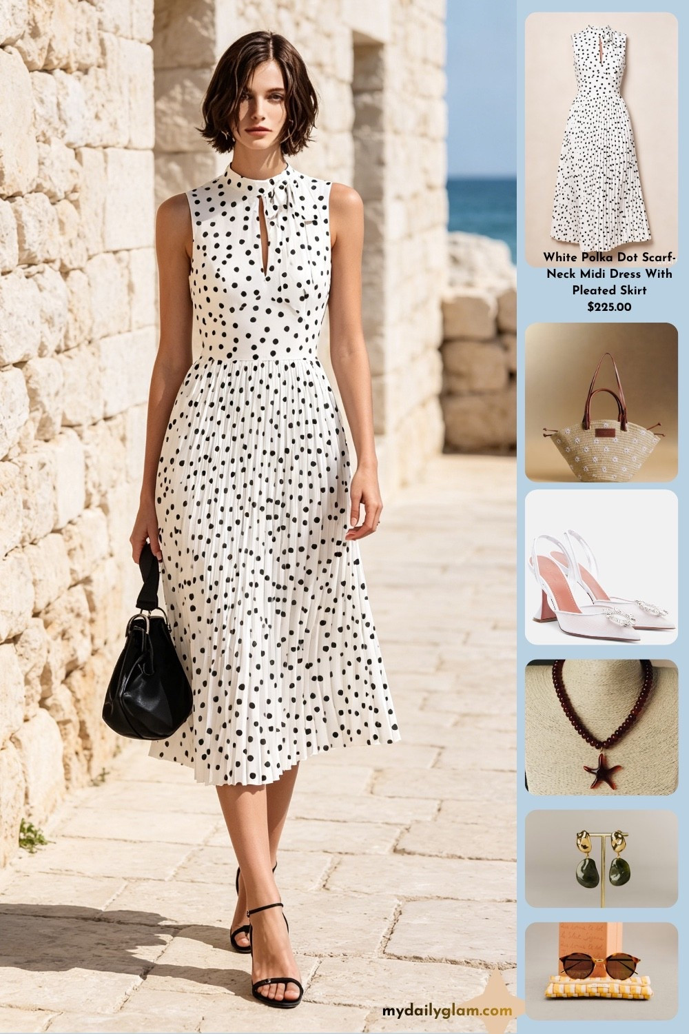 Scarf neck pleated white polka dot midi dress for elegant coastal brunch plans
Tap the link in my bio to shop this exact look!
#PolkaDotMidi #BrunchOutfit #CoastalEleganceStyle

#LTKootd #LTKSeasonal #LTKOver40