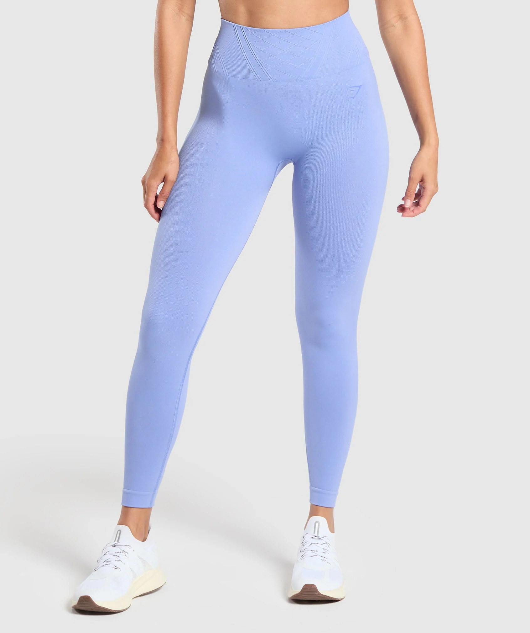 Gymshark Corset Seamless Leggings - Lift Blue | Gymshark UK