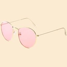 Toddler Girls Round Frame Sunglasses | SHEIN