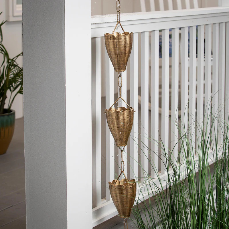 Tulip Hanging Garden Rain Chain | Plow & Hearth