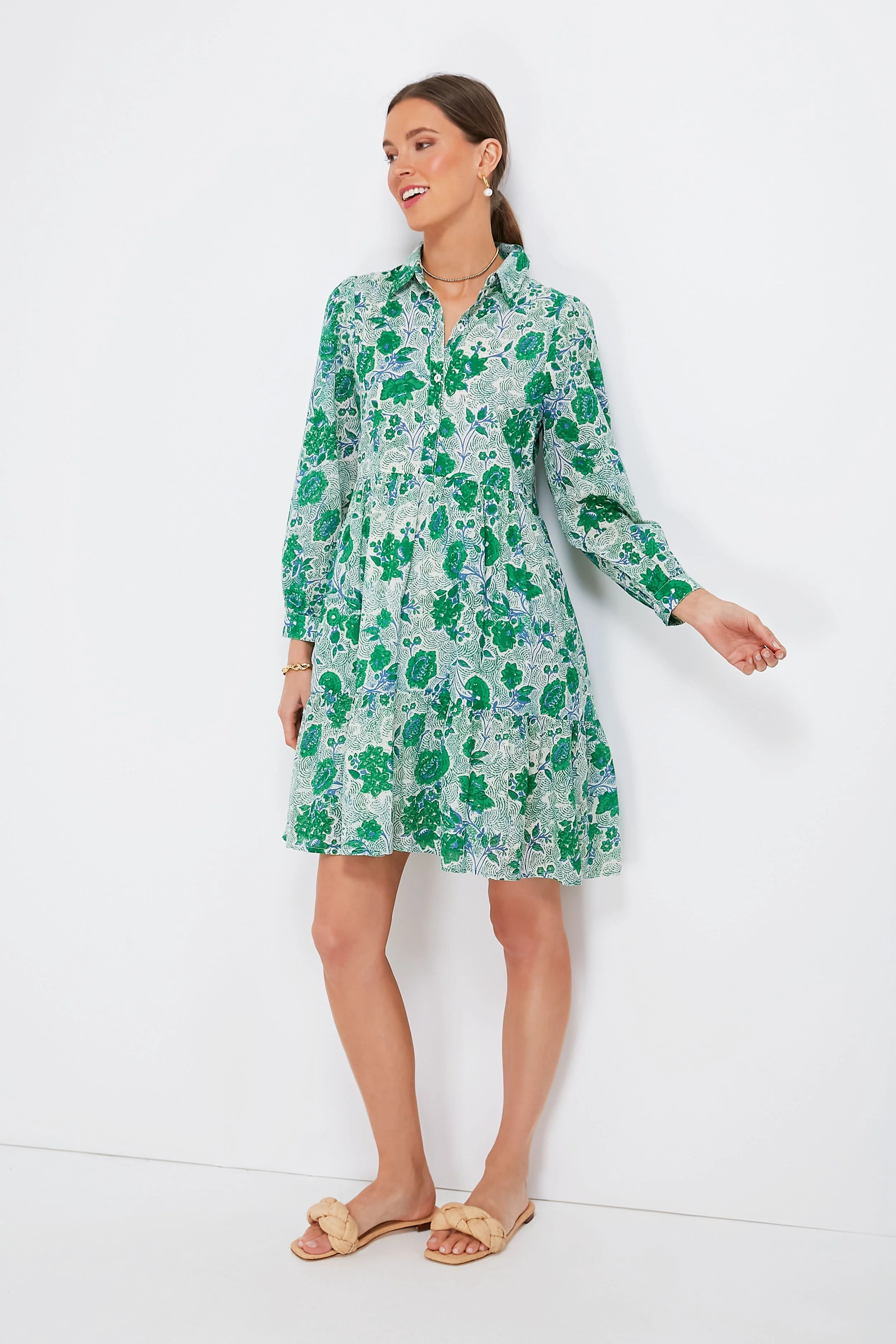 Green Juana Romy Dress | Tuckernuck (US)