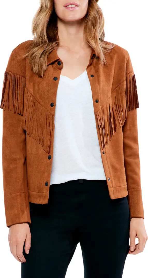 Fringe Faux Suede Jacket | Nordstrom