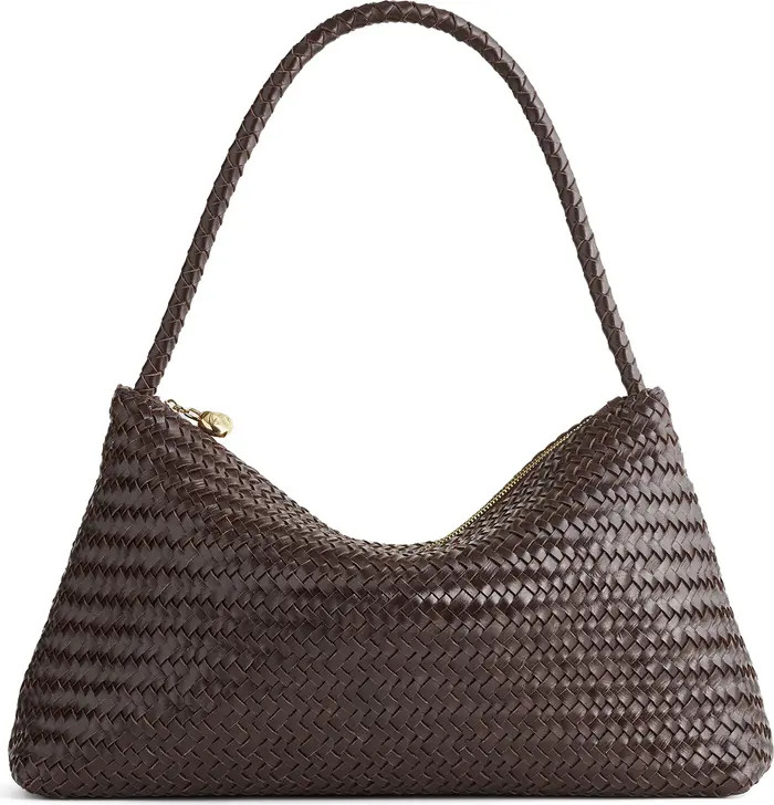 The Signature Woven Collection Leather Shoulder Bag | Nordstrom