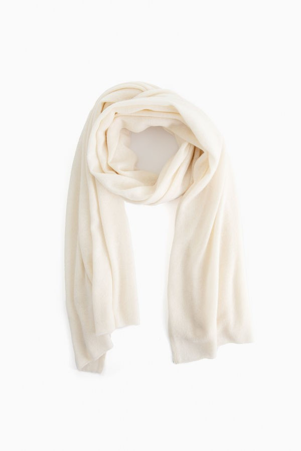 Pearl White Cashmere Travel Wrap | Tuckernuck (US)