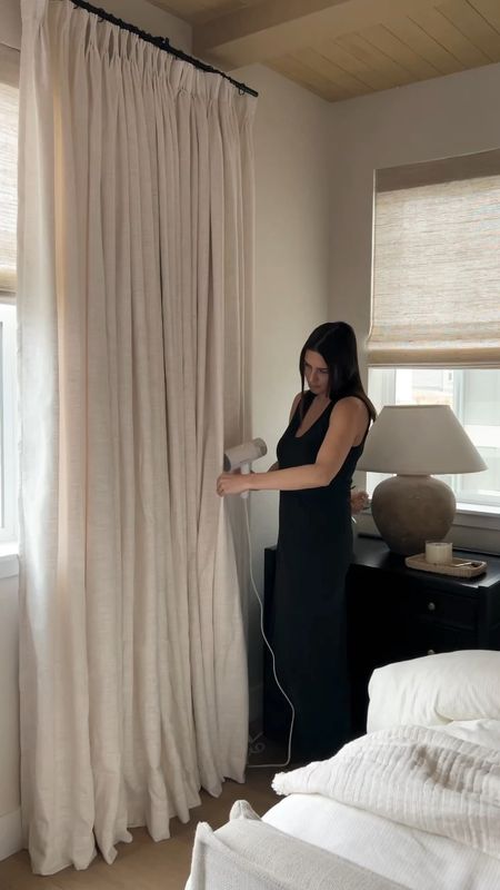 The best handheld travel steamer to get the wrinkles out of the most beautiful curtains (or clothing ☺️) 
My bedding a light are also on sale for Memorial Day! 

Amazon find

#LTKsalealert #LTKstyletip #LTKhome