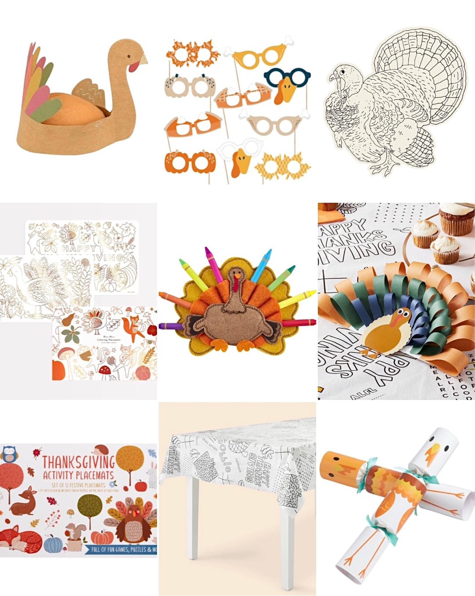 Thanksgiving kids table ideas! Kids thanksgiving dinner activities, tableware and fun! 

#LTKkids #LTKHoliday #LTKSeasonal