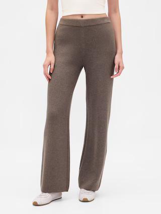 CashSoft Shaker-Stitch Sweater Pants | Gap (US)