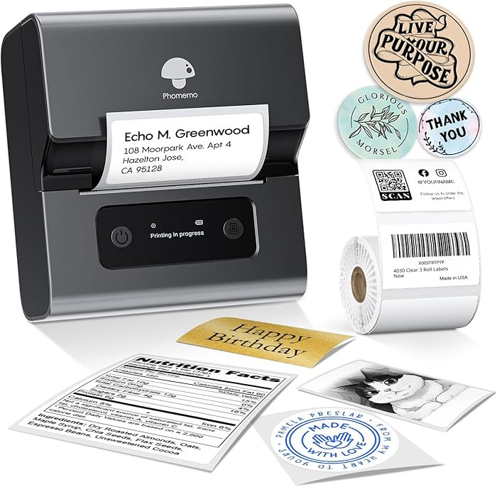Phomemo M221 Label Maker, New Upgraded 3 Inch Bluetooth Thermal, Easier & More Stable, for Produc... | Amazon (US)