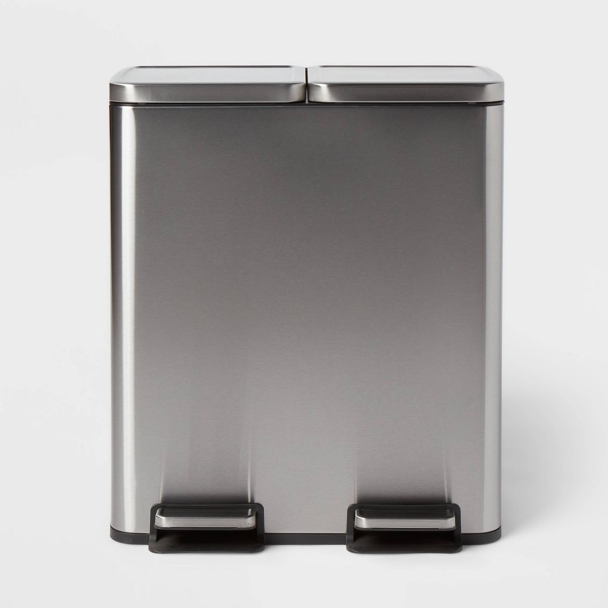 60L Stainless Steel Step Trash and Recycle Can - Brightroom™ | Target
