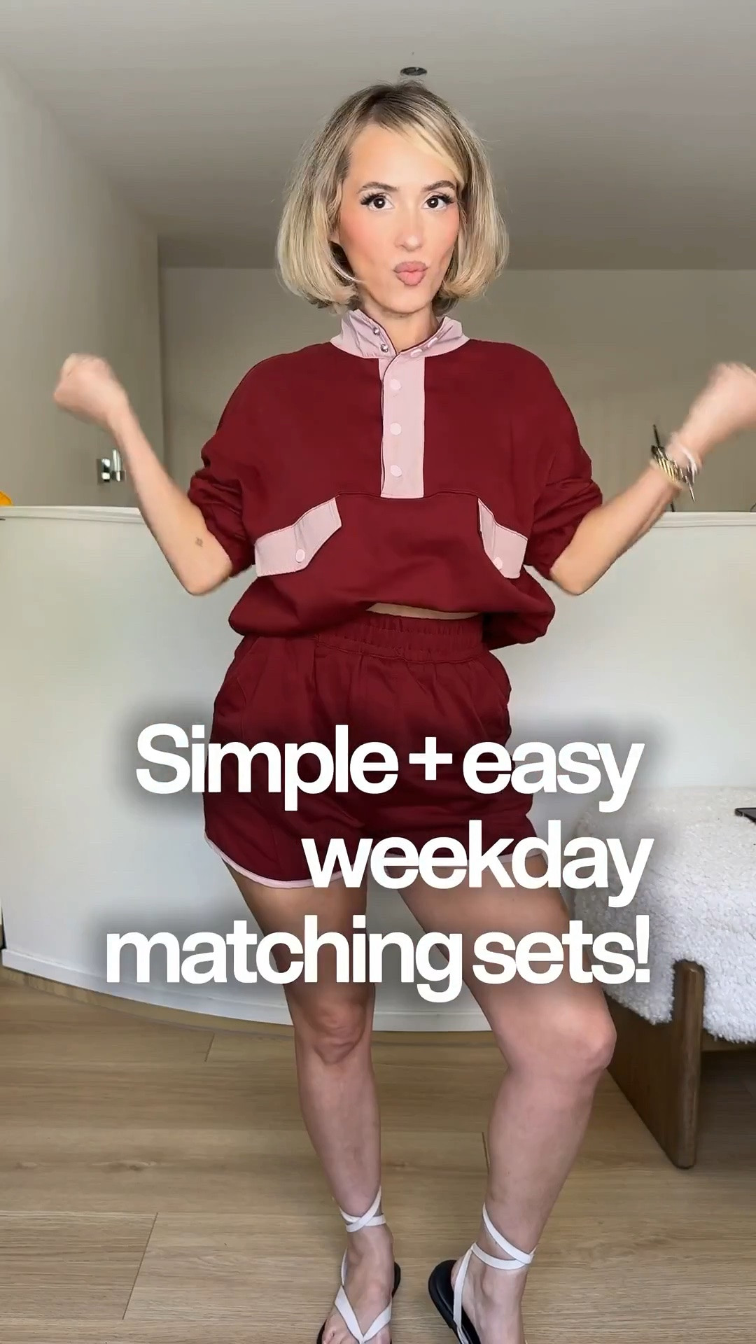Simple, easy & CUTE weekday matching sets 😍 bc we can be busy mommas & women but we can also feel & look cutesieeee 🤗💋

Wearing small in all these sets! Ugh I have these on regular rotation 👏🏼💫

#LTKgrwm #LTKootd #LTKmomlife