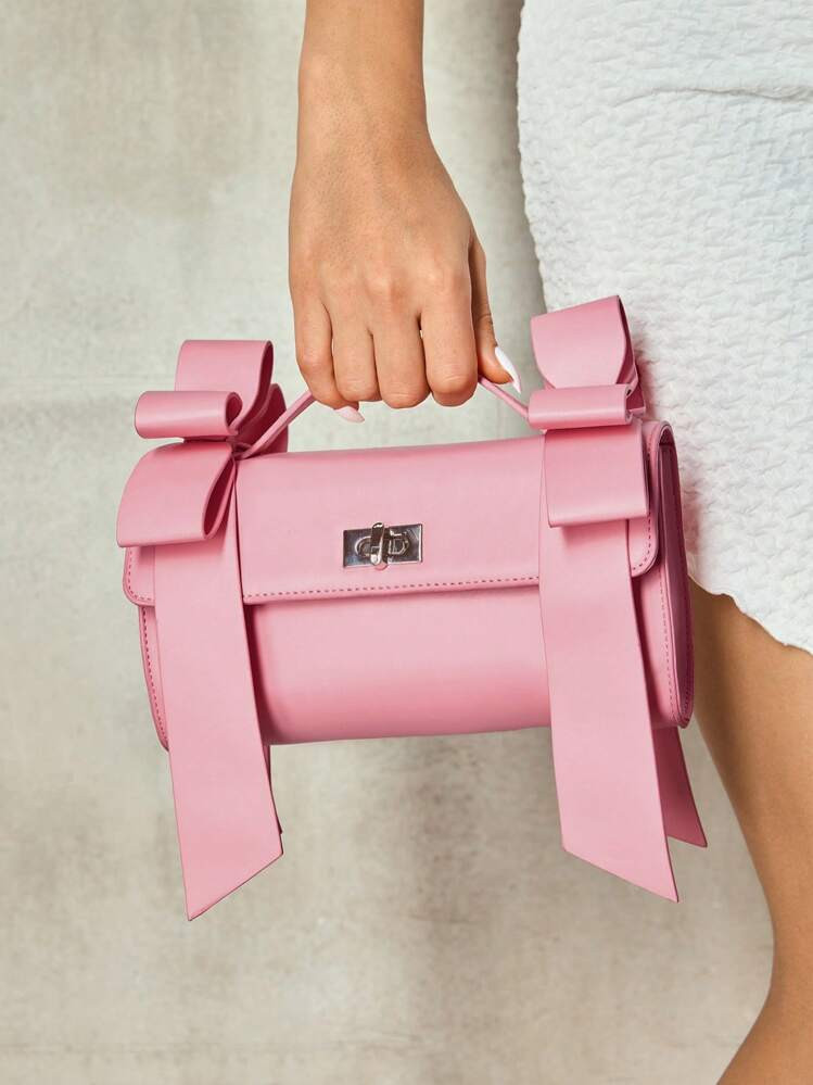 SHEIN ICON Dames, Handtas Met Handgreep, Crossbody Tas, Strik, Roze, Modieus, Gepersonaliseerd, Simpel, Veelzijdig, Straat, Lieve En Coole Meiden, Sexy Meiden, Y2K, Retro, Klinknagels, Vintage, Tieners, Voor Cocktailparty's, Feesten, Gala's, Clubs, Dates, Verjaardagen, Avond, Date Night, Bal, Dagelijks, Afternoon Tea
4.80
(26)
 | SHEIN