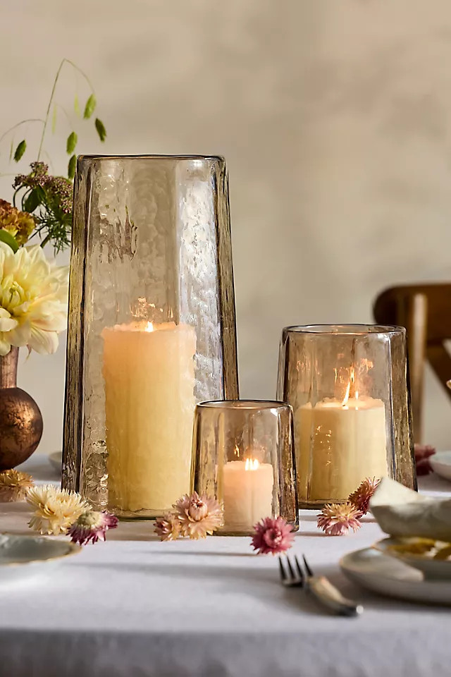 Glass Decagon Hurricane | Anthropologie (US)