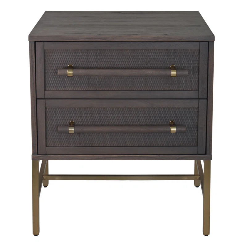 Sophia 25'' Tall 2 - Drawer Nightstand | Wayfair North America