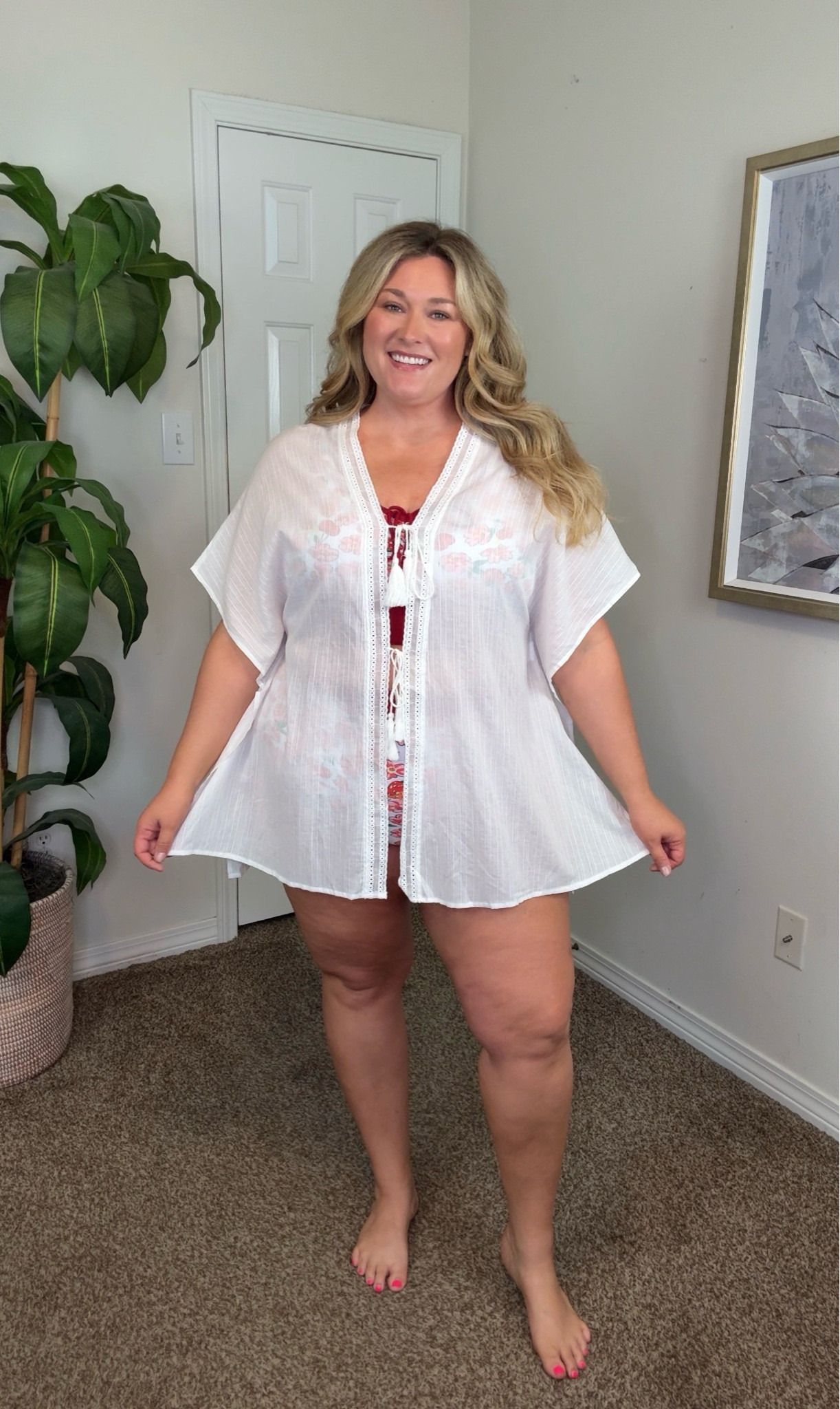 BloomChic two piece + coverup combo 🍓🍒☀️ I’m wearing a size 14/16!

#LTKSeasonal #LTKPlusSize #LTKSwim