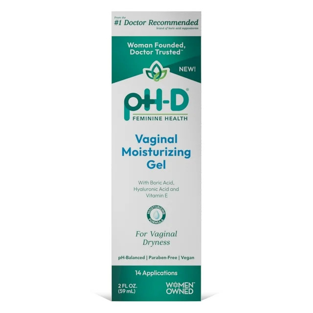 pH-D Feminine Health Moisturizing Gel with Boric Acid, 8 Applicators Included, 2 oz | Walmart (US)