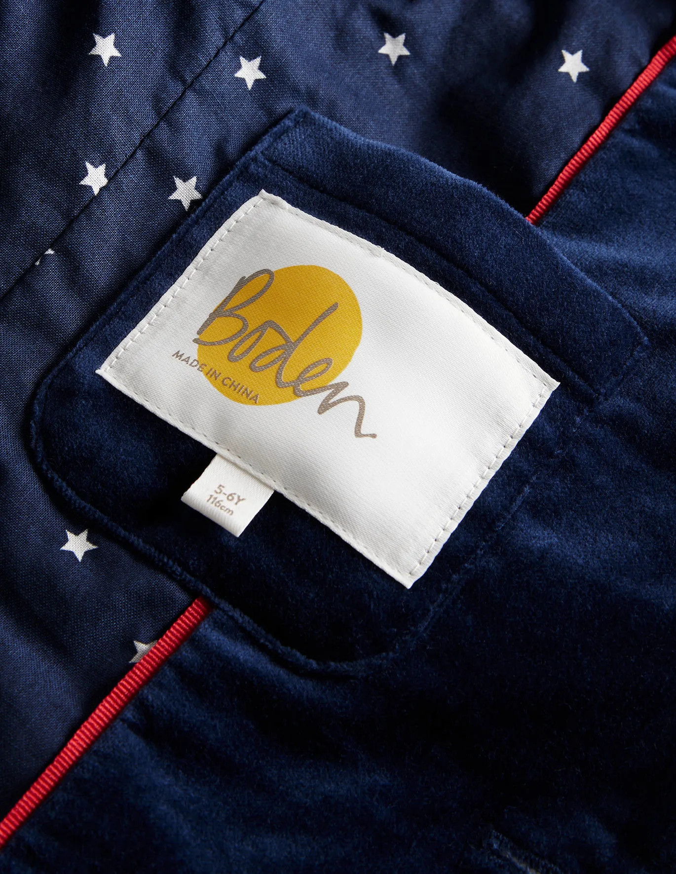 Party Blazer - College Navy Velvet | Boden (US)