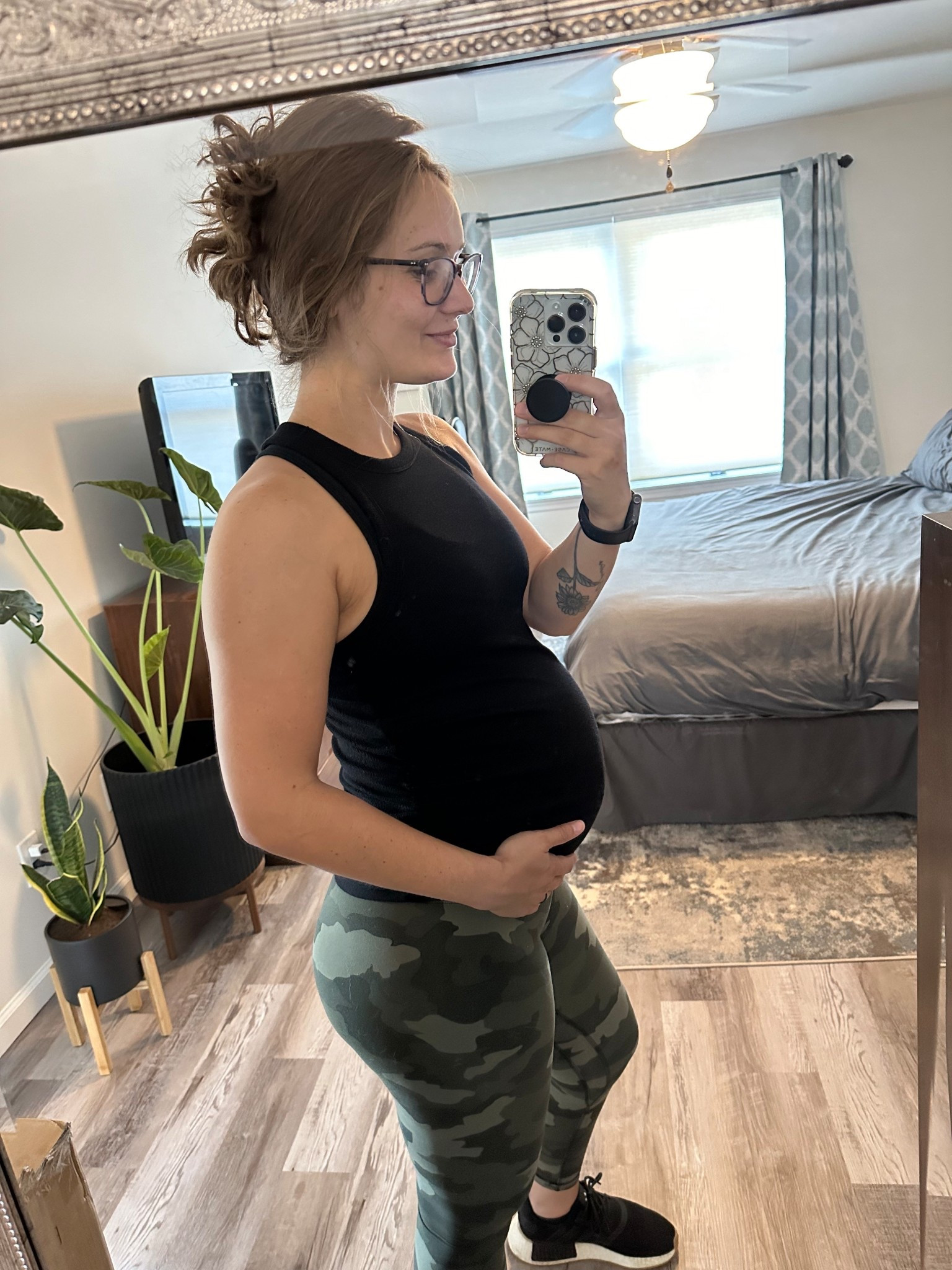 Comfy/active maternity outfit. I personally didn’t like maternity leggings and continued to wear my lululemon aligns. I am now a year postpartum and have no issues with them being stretched out from wearing them throughout my pregnancy

#LTKBump #LTKBaby #LTKActive