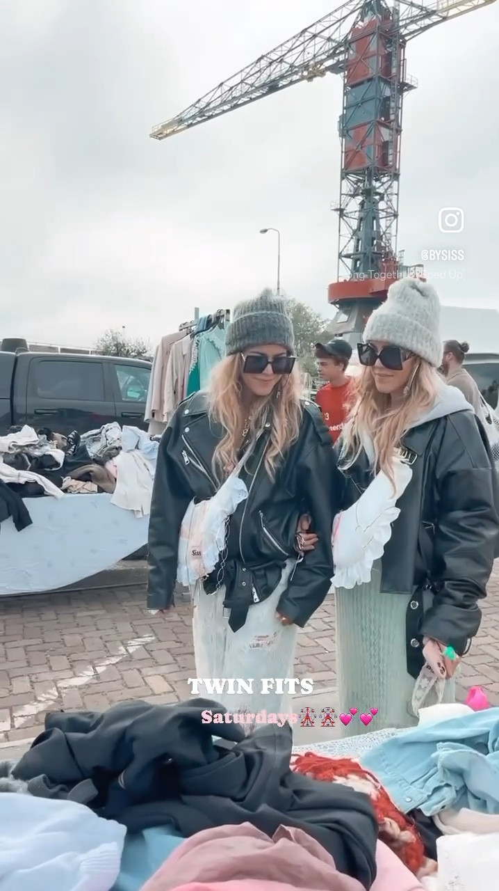 Wide leg denims, long mesh lace dresses and a black biker jacket today 🎡🎡✨✨ will link all and similar styles to shop our style girls xx  💕💕 we added the bumbags and accessories from our own brand PrettyPiecesbySiss. Check our online shop: www.bySiss.com for the new collection accessories and bags.

#LTKU #LTKVideo #LTKstyletip