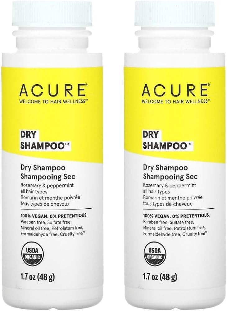Acure Organics Argan Stem Cell and CoQ10 Dry Shampoo Powder, Pack of 2 | Amazon (US)