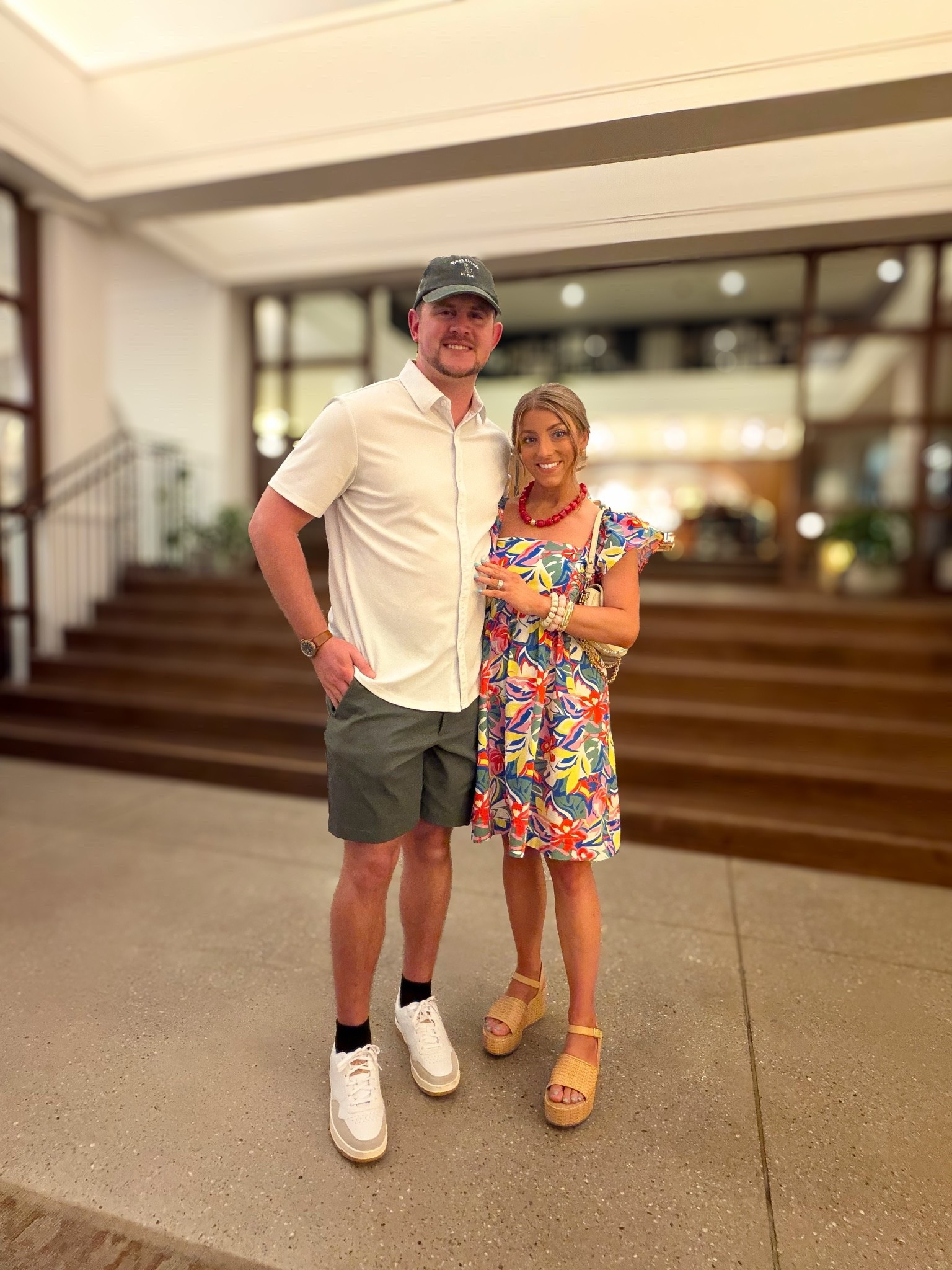 Last night’s dinner look in Charleston 🌴✨

I wore this gorgeous new dress from the Free Assembly summer collection at Walmart and I’m officially obsessed! The colorful print, flutter sleeves, and easy fit make it one of those dresses that looks so much more expensive than it is. It was the perfect outfit for dinner, vacation nights, and all those occasions when you want to look put together without sacrificing comfort.

I paired it with my favorite Walmart platform sandals, and they were comfortable enough for walking around Charleston before dinner too! 🙌

And Hayden insisted I mention his outfit 🤣 His Target shorts were the real winner of the night according to him. He loved them so much he’s already asking for another color, which honestly might be the best review a piece of clothing can get.

If you’re shopping the new Walmart summer arrivals, this dress deserves a spot in your cart. The print, quality, and fit are so good!

#WalmartFashion #WalmartStyle #FreeAssembly #WalmartFinds #CharlestonSC #DateNightOutfit #VacationStyle #SummerDress #ColorfulFashion #AffordableFashion #FashionOver30 #MomStyle #WalmartNewArrivals #SummerOutfitIdeas #VacationOutfit #CouplesStyle #BudgetFriendlyFashion #DressSeason #StyleInspiration #OOTD

#LTKootd #LTKPetite
