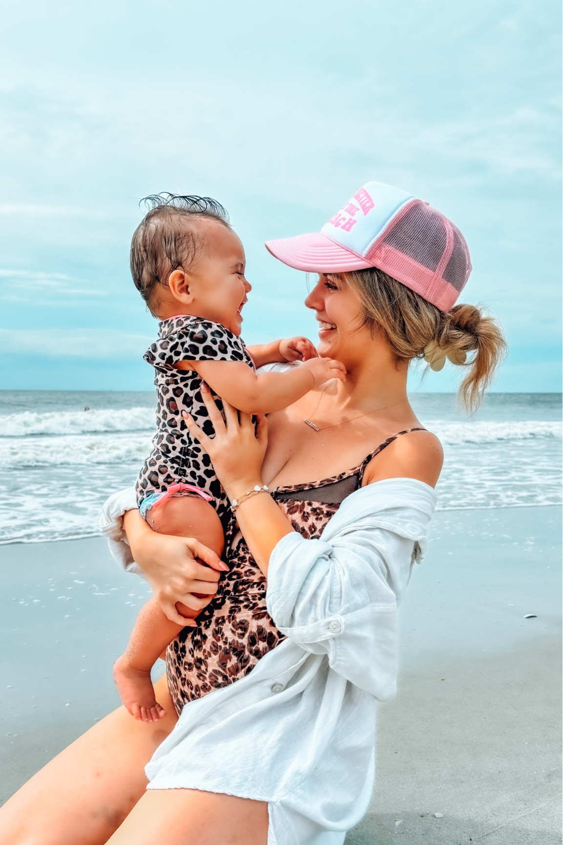 leopard mom and mini swim options 

#LTKFamily #LTKBaby #LTKSeasonal