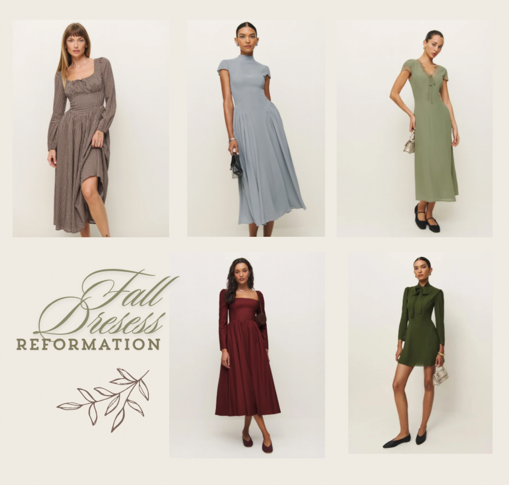 Fall Dresses that I’m loving right now from Reformation 🍂 

Any of these would make great options for a Family Photoshoot and to rewear for any upcoming Holiday events. 

Family Photoshoot , Fall Dresses , Reformation , Thanksgiving Outfit Idea, Christmas Outfit Idea 

#LTKFamily #LTKHoliday #LTKStyleTip