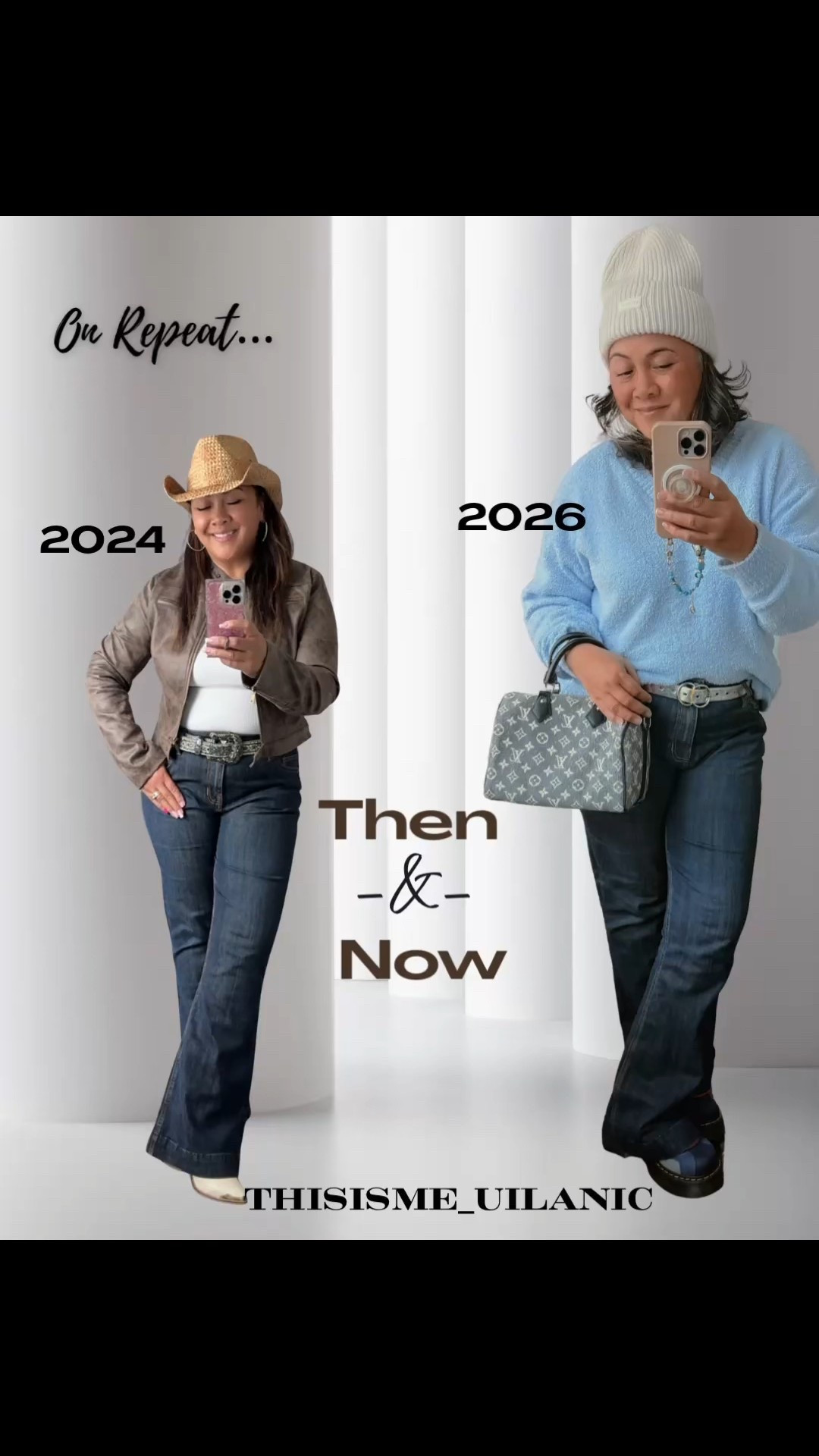 You realize the jeans didn’t change…YOU did!

Same pair. (Can I get a Hallelujah?! Praise the Lord, Thank you Jesus! 
New mindset.
53 and dressing for the life I LIVE now.

Style isn’t about age.
It’s about honoring who you are today.

And today… I feel good in my own skin. ✨


#LTKmomlife #LTKMidsize #LTKgrwm