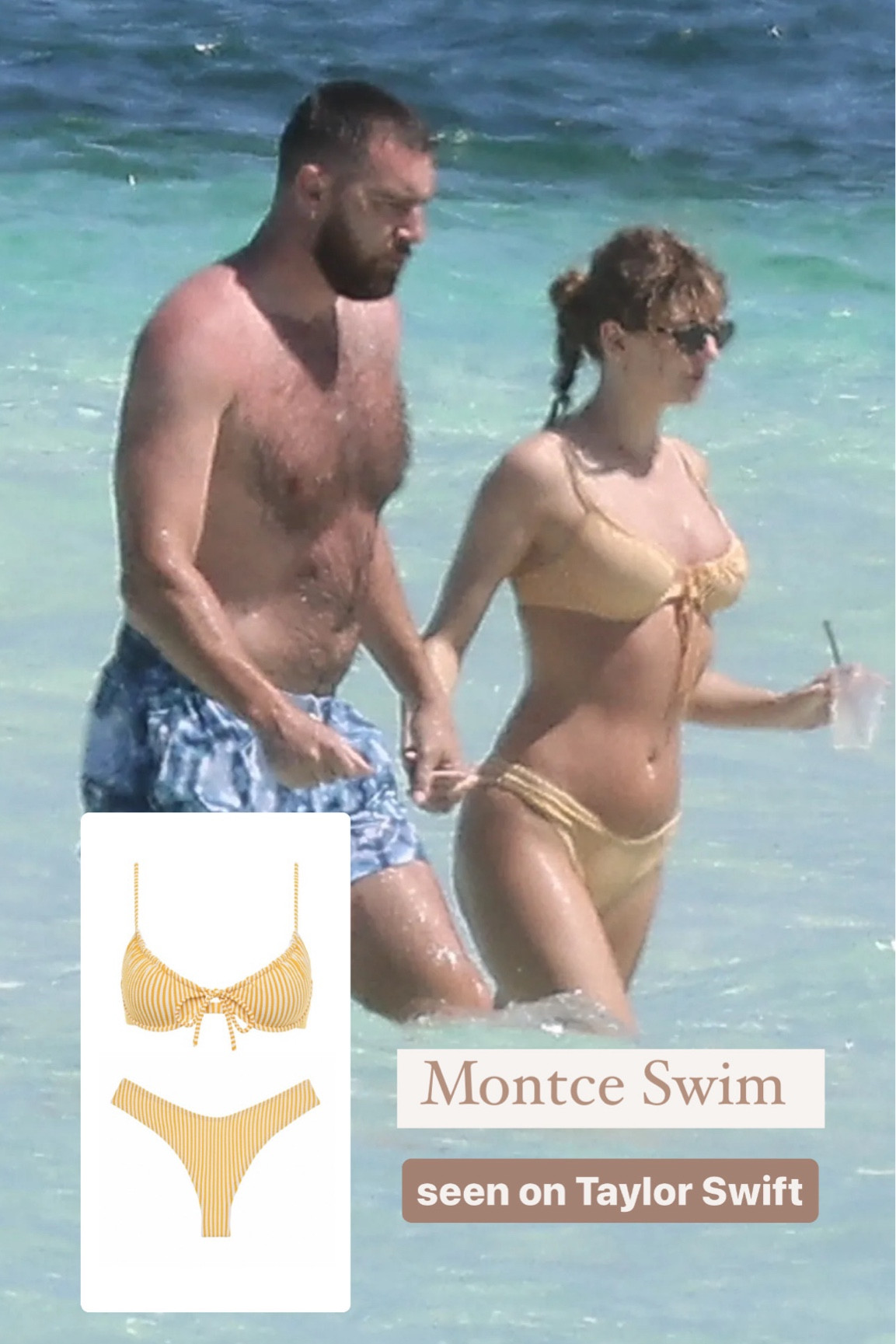 Canary Stripe bikini from Montce Swim seen on Taylor Swift.

Resort wear • darling two-piece bikini • buttercup bikini • yellow bikini •. beach wear 

#LTKswim #LTKFestival #LTKtravel
