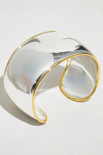 The M Jewelers Two Tone Wide Cuff | Urban Outfitters (US and RoW)