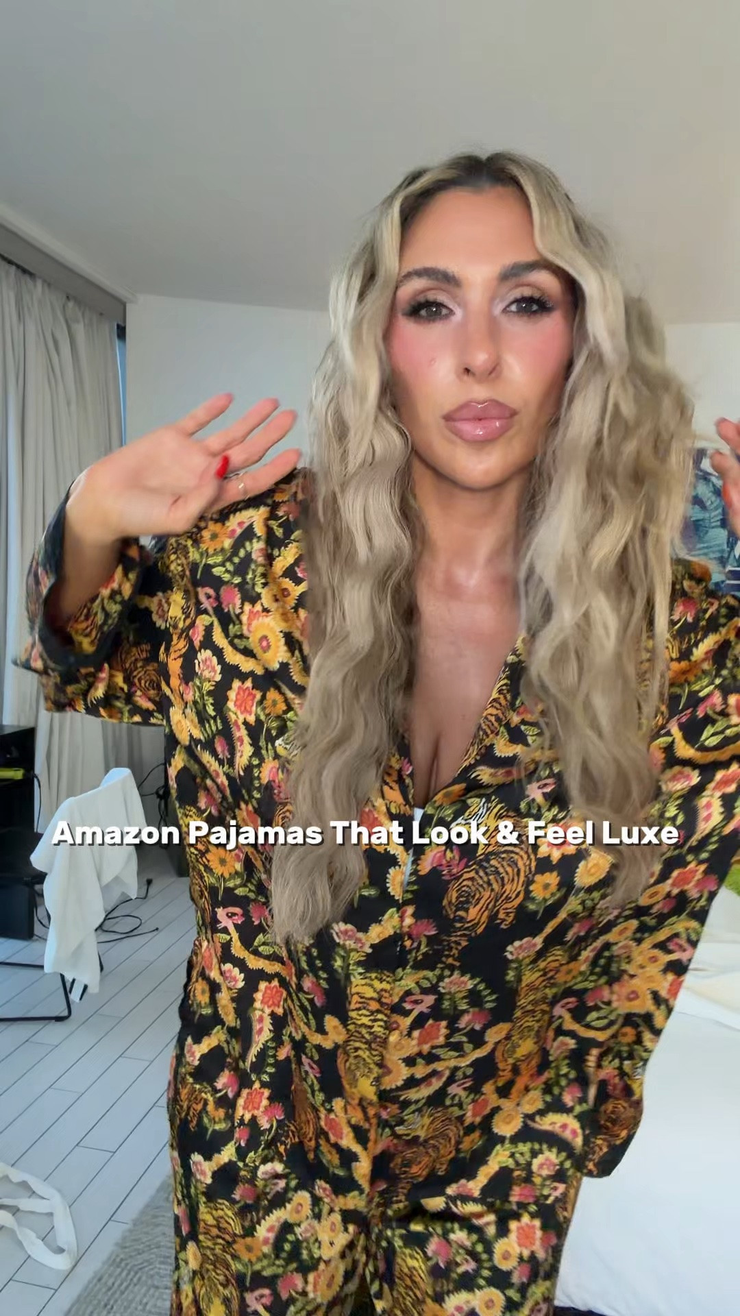 Fav Amazon pajamas they gave anthropology vibes feel very Lux feel so nice wearing a size XXL. I like to size up in pajamas, but not necessary.
 
Hair waver and finishing oil.

#LTKOver40 #LTKMidsize #LTKgrwm