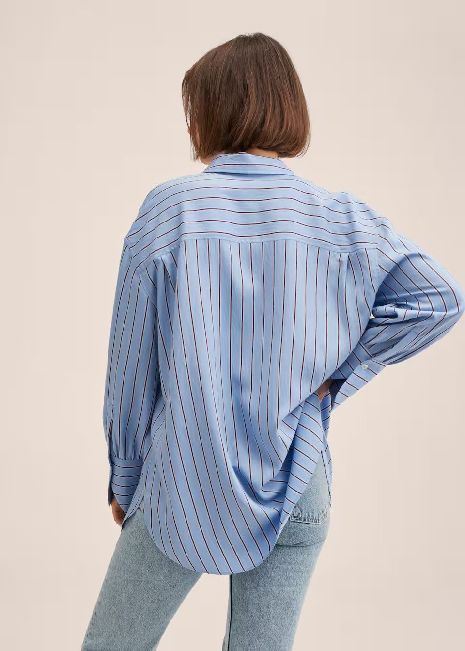 Pocket striped shirt | MANGO (US)