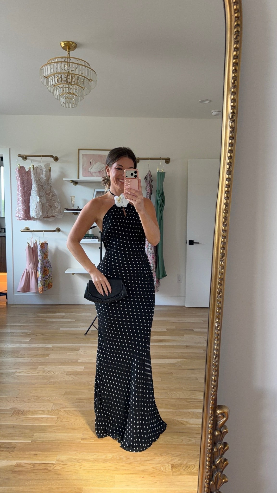 black polka dot maxi with flower detail and a halter neckline fall wedding guest dress for every girl 💍

I’m 5’4” & wearing my usual smalls/2

revolve code: tulip
electric picks: emerson20
vivrelle code: emerson20 

fall wedding guest dresses, wedding guest dresses, cocktail dresses, semi-formal dresses, black tie wedding guest dresses, destination wedding guest dresses, garden party dresses, wedding guest outfit ideas, fall dresses, autumn dress

#LTKSeasonal #LTKWedding #LTKootd