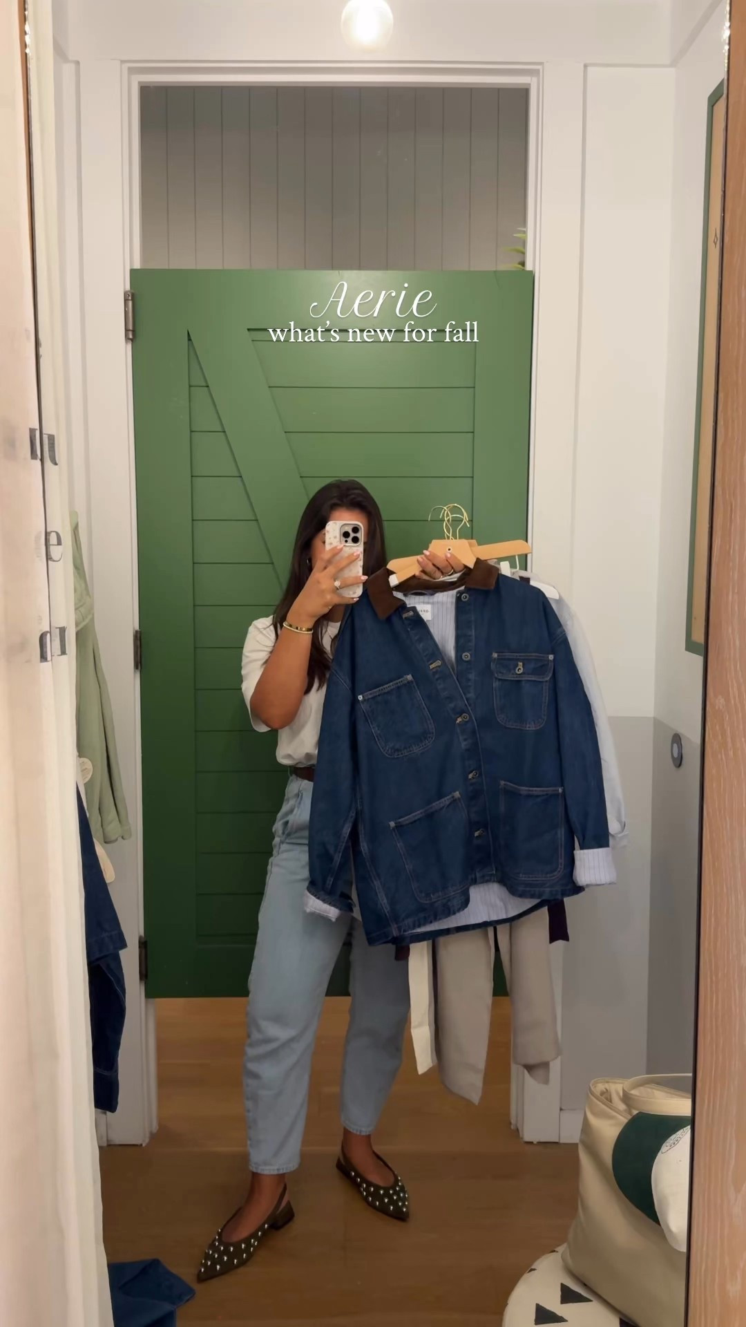 Aerie fall haul! Wearing all mediums!