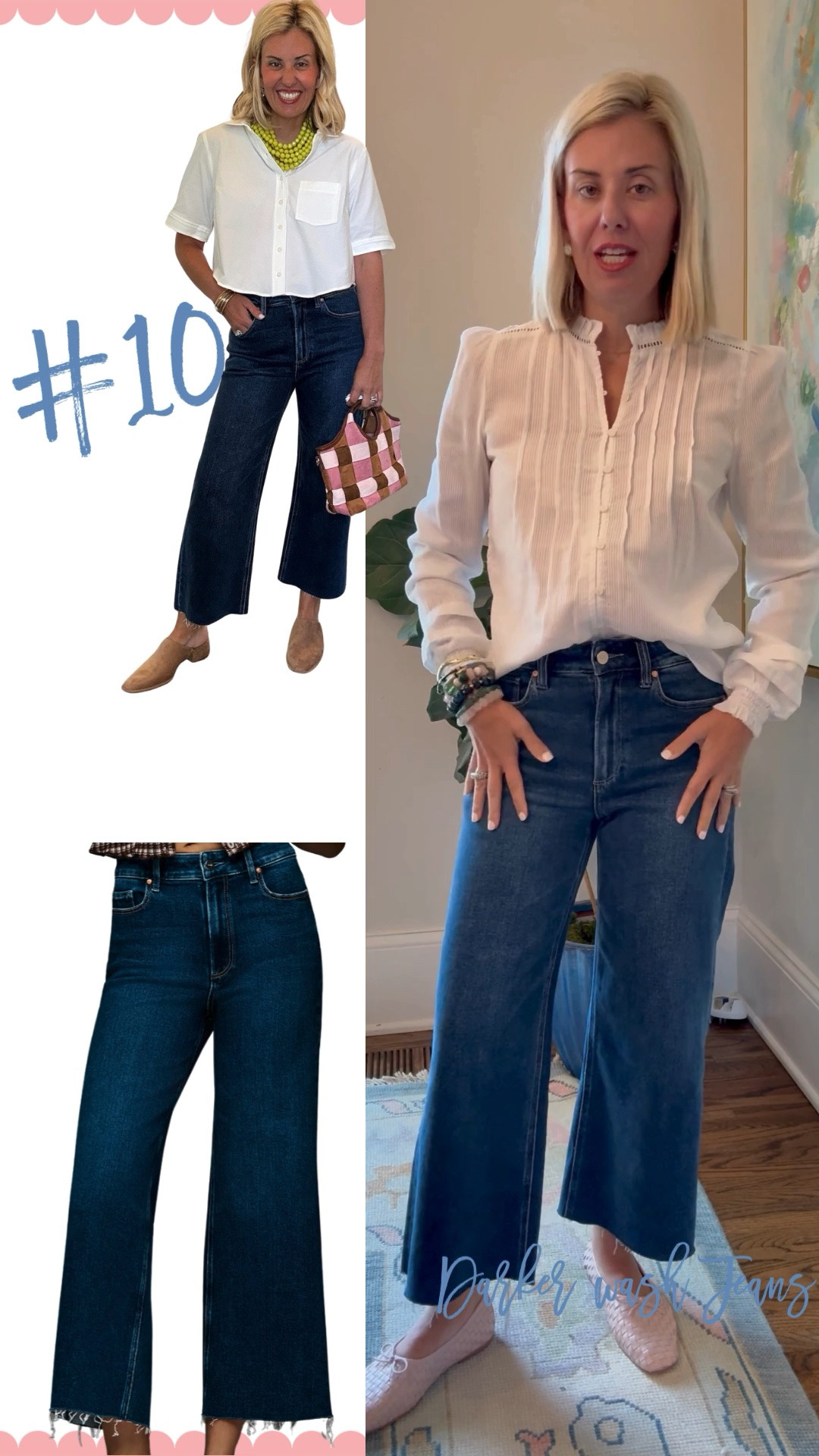 There’s not much more we love than a white top and jeans! I’m so glad yall love them as much as I do!! 
Top - xs 
Jeans - 26P
Flats - 7.5 ( sized 1/2 down) 

* code Catherine20 at Allie + Bess

#LTKdayinmylife #LTKmomlife #LTKootd