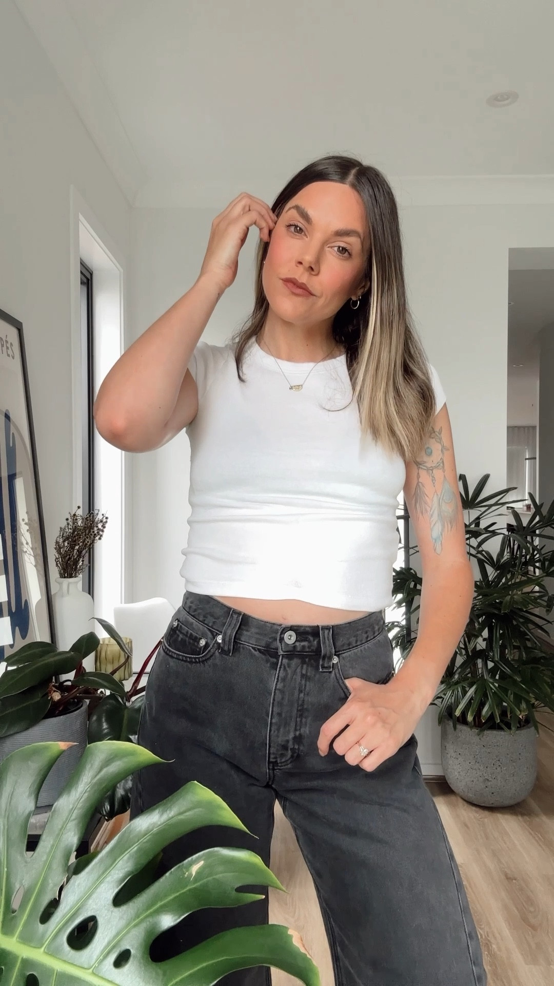 Barrel leg jeans of my dreams 

#LTKjeans