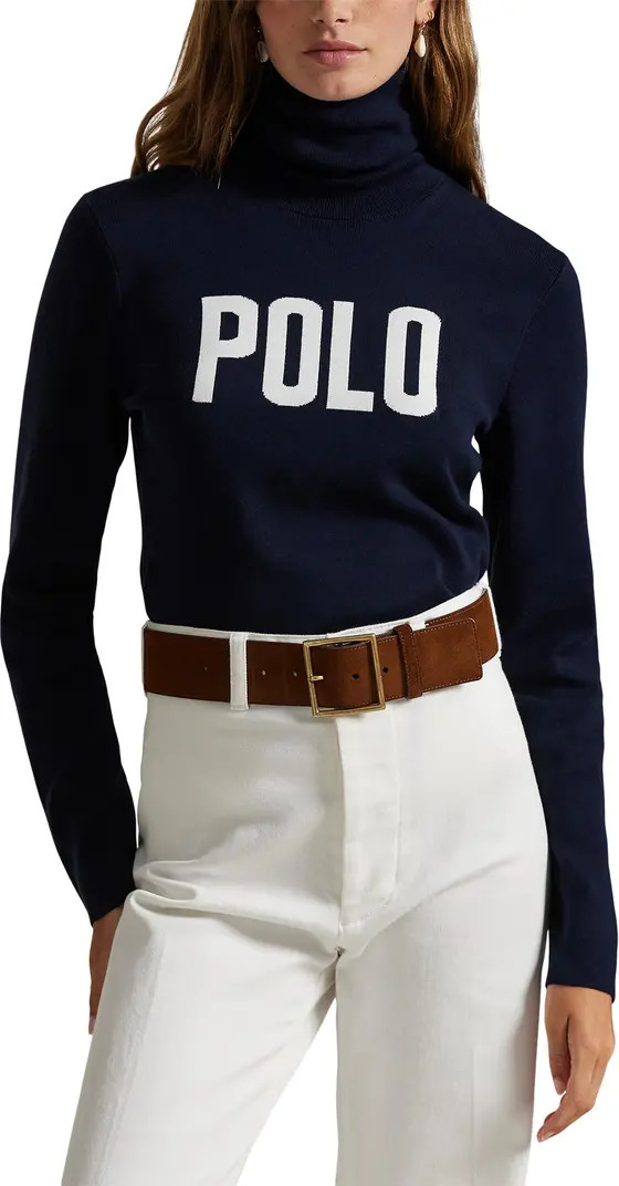 Polo Ralph Lauren Logo Turtleneck Sweater | Nordstrom | Nordstrom