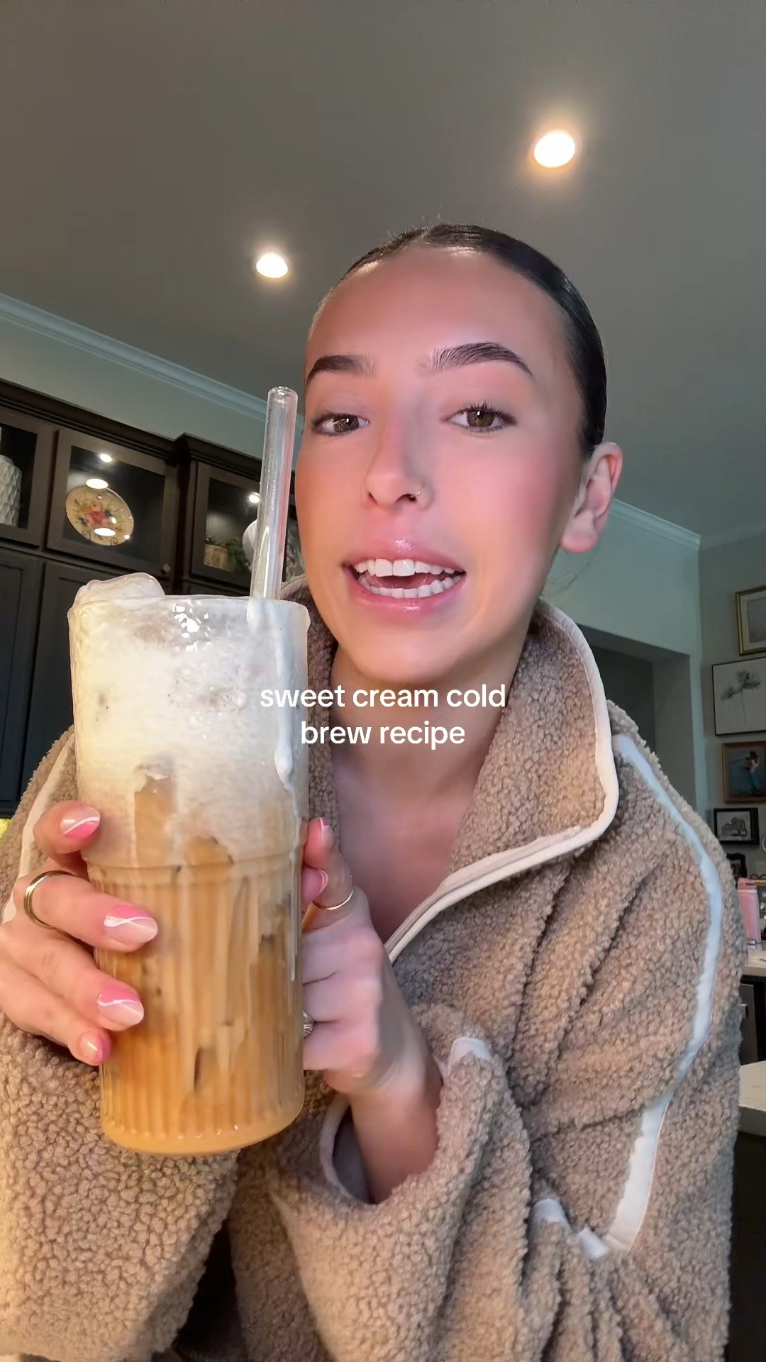 Cold brew to-go cup details!!!  
#nespresso #coldbrew #coffee #coffeecups #togocoffee #winter #sherpa