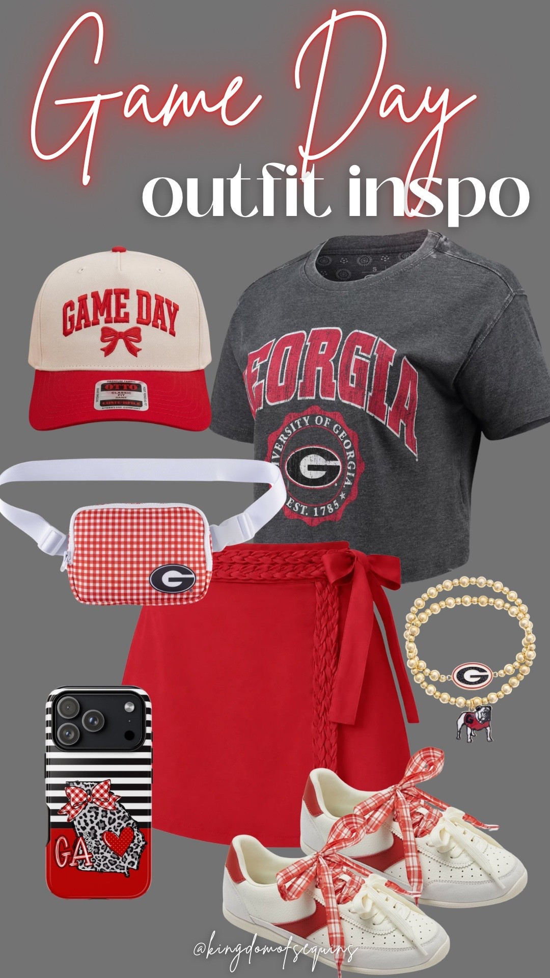 Georgia Game Day outfit idea!