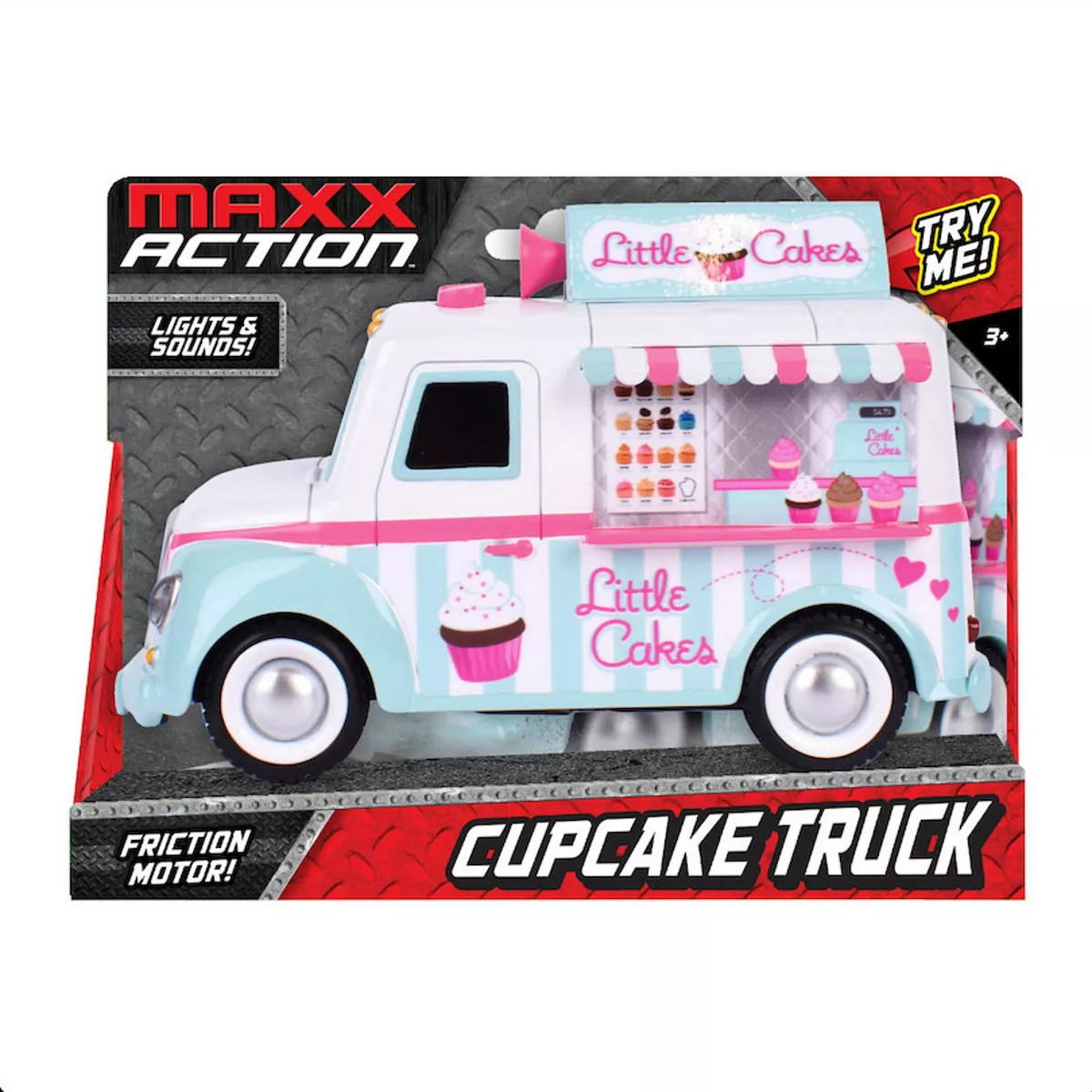 Maxx Action Food Truck Lights and Sounds Toy Vehicle with Friction Motor | Kohl's