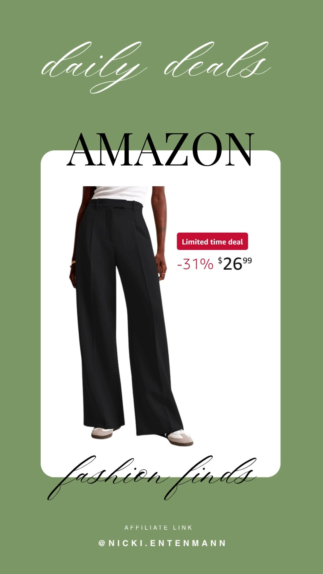 These womens wide leg pants high waisted business casual work trousers bring cheerful polish and effortless style to everyday outfits with modern flair. #WideLegPants #HighWaistedStyle #BusinessCasual #WorkTrousers #WomenFashion #WardrobeEssentials #DailyOutfits #LifestyleLooks #ModernStyle #FashionFavorites 👖✨🌸
 

 #LTKootd #LTKWorkwear #LTKTravel