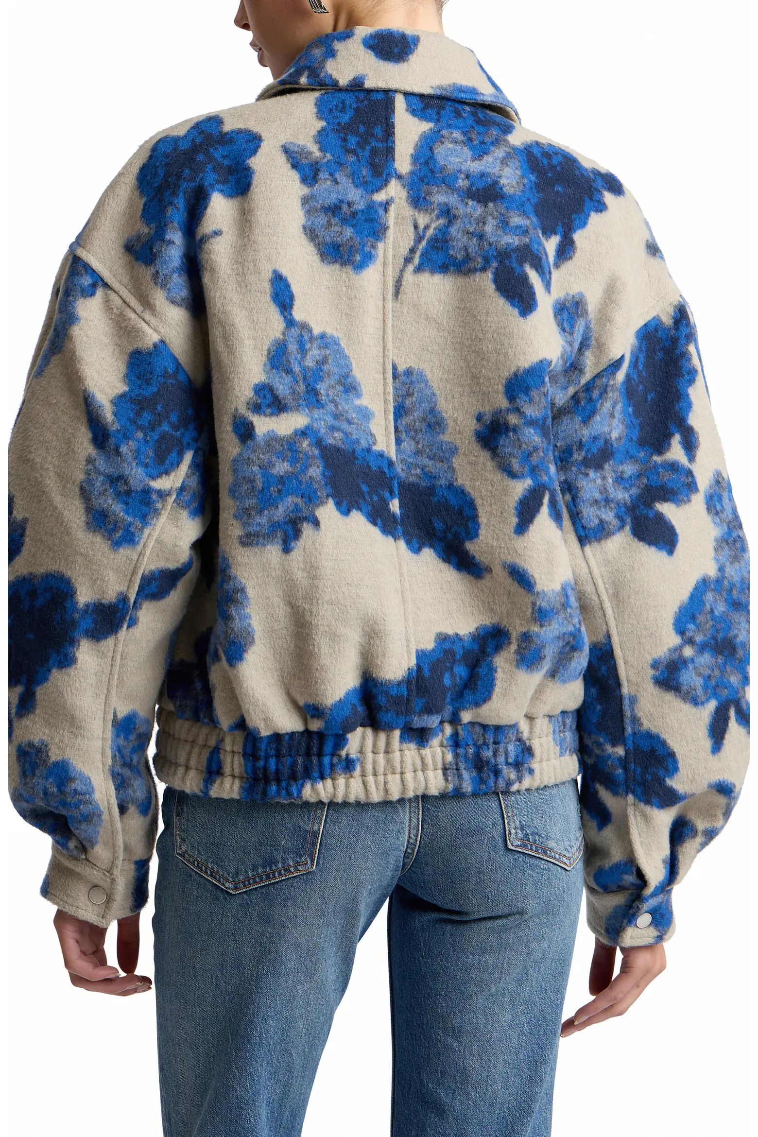 Floral Jacquard Layered Bomber Jacket (Women) | Nordstrom | Nordstrom