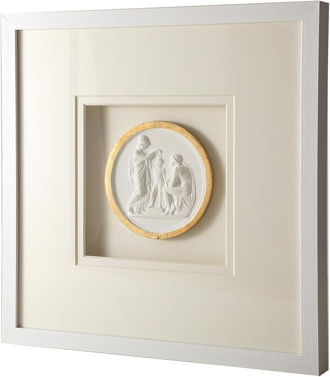 Sculpture Wall Art,French Vintage Decor with Framed,Aesthetic Gold Paintings for Home Living Room... | Amazon (US)