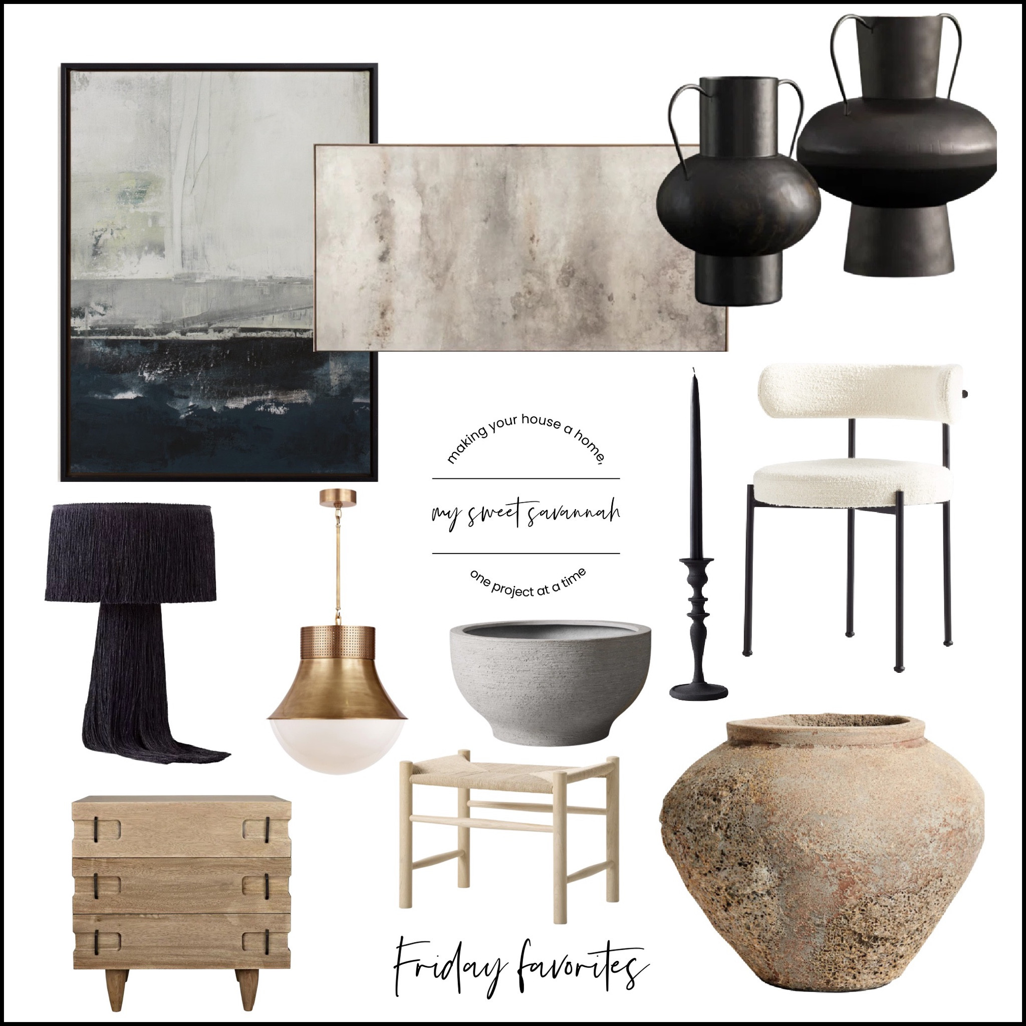 Warm, cozy, and natural. This weeks Friday favorites has wood tones, garden essentials, furniture, art, vintage vessels, and more. 

#LTKstyletip #LTKhome #LTKFind