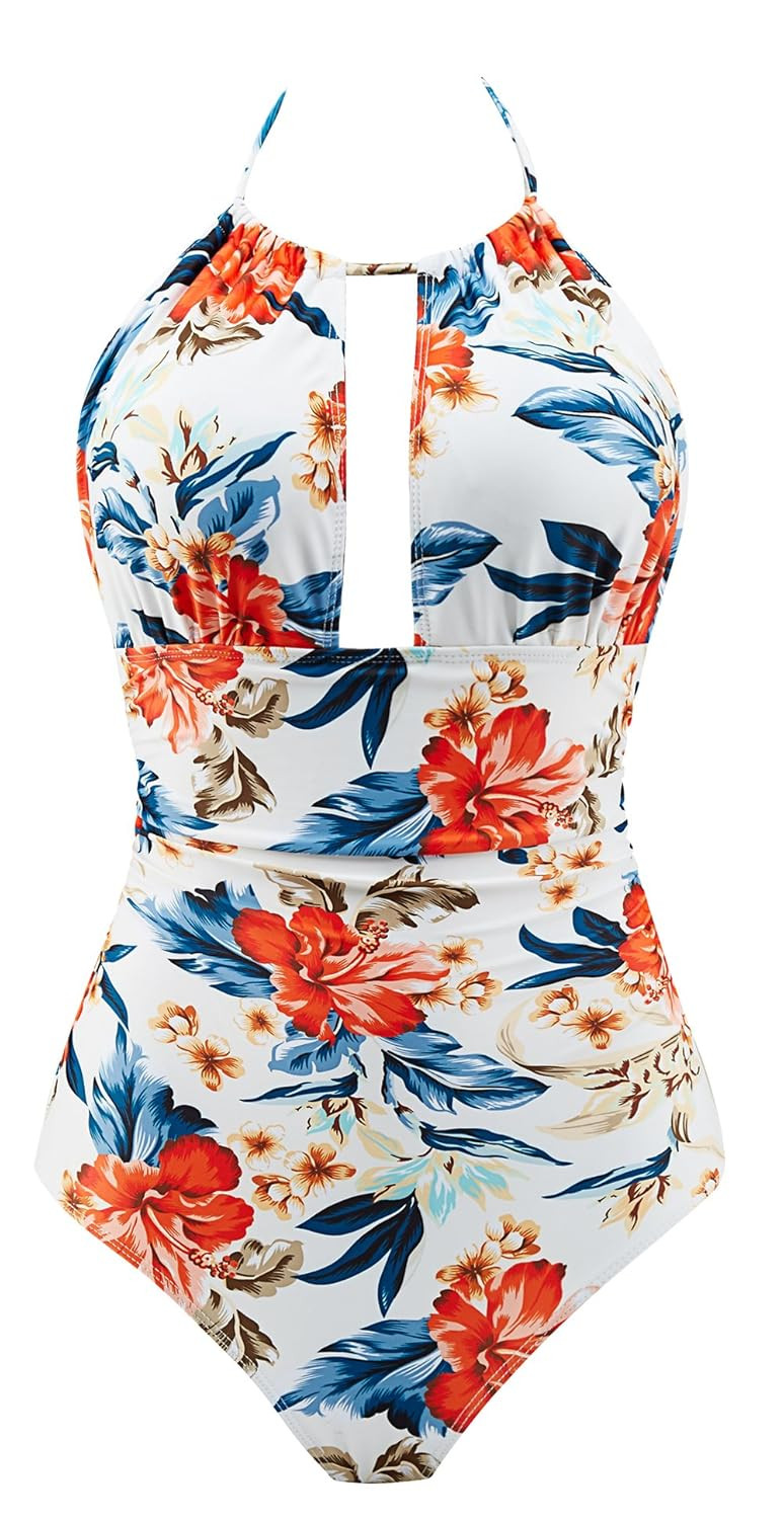 B2prity Women's One Piece Swimsuits Tummy Control Swimwear Slimming Monokini Bathing Suits for Wo... | Amazon (US)