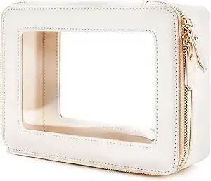 Aveniee Clear Makeup Bag Organizer, Travel Toiletry Bag Cosmetic Case for Women, Make Up Skincare... | Amazon (US)